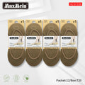 Meia Invisível Bege/Preto Massajante Mulher|Pack de 1/4 pares