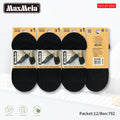 Meia Invisível Preta Desporto Mulher | Tamanho 36-40 |Pack de 1/4 pares