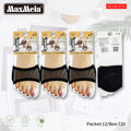 Meia Rede Metatarso Preta Antiderrapante Mulher | Tamanho Único | Pack de 1/4 pares