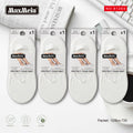Meia Invisível Mesh Respirável Mulher | Tamanho Único | Branco e Bege|Pack de 1/4 pares