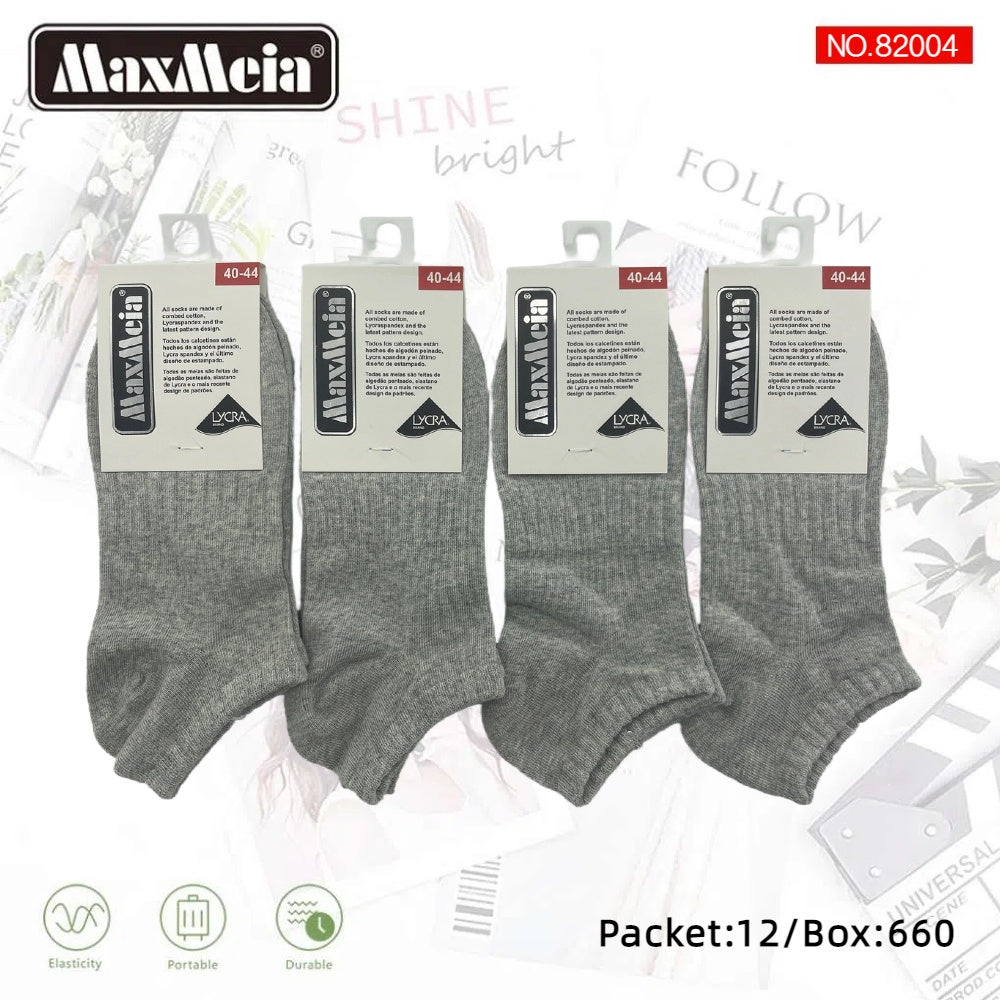 Meias Cano Curto Anti- bacterial Unissexo Pack de 6/12 pares