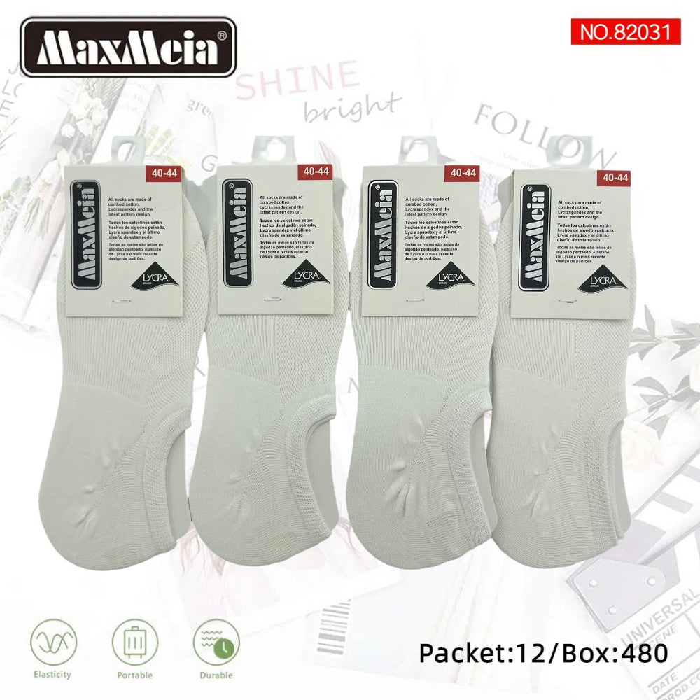 Meias Invisíveis Anti- bacterial Unissexo Pack de 6/12 pares