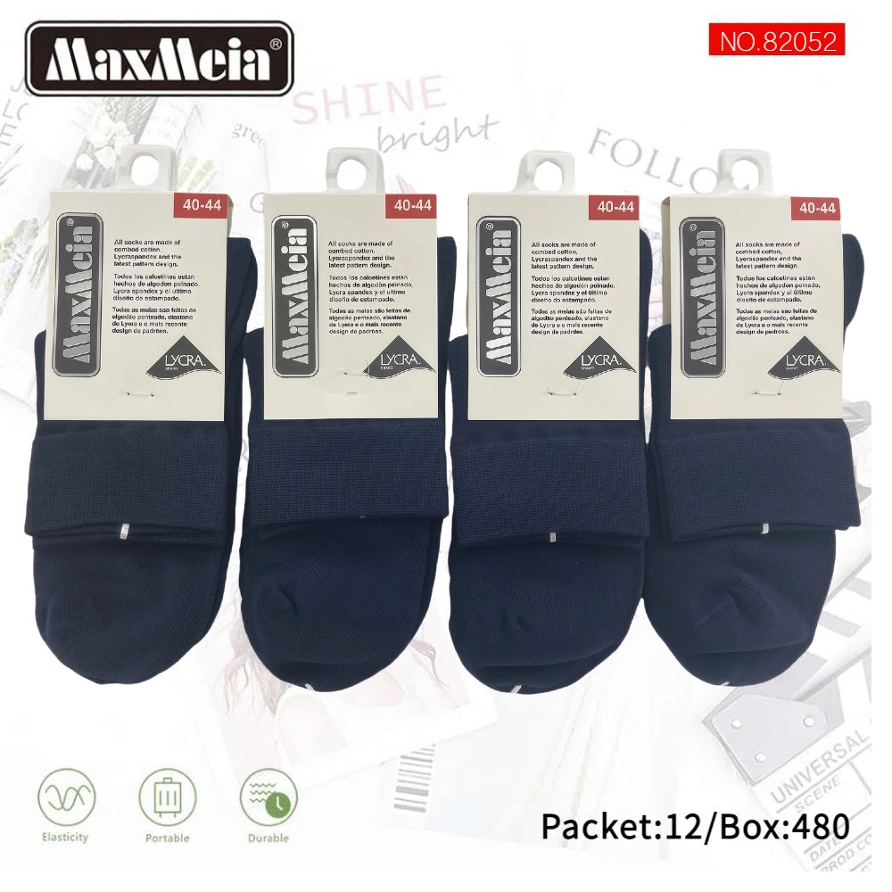 Meias Cano Médio Anti- bacterial Unissexo Pack de 1/4//12 pares