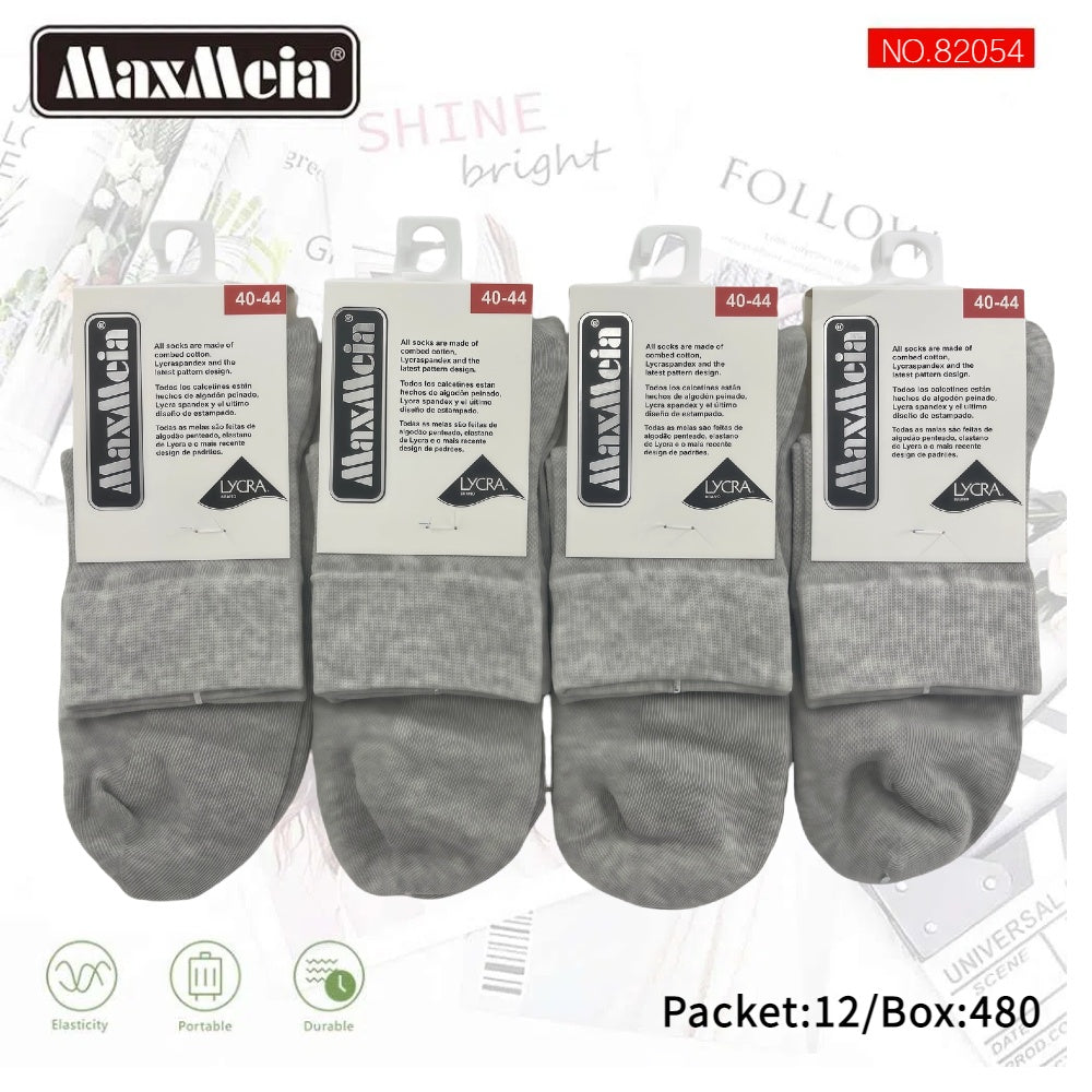 Meias Cano Médio Anti- bacterial Unissexo Pack de 1/4//12 pares