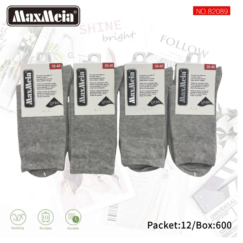 Meias Cano Médio Anti-bacterial Pack de 1/4/12 pares
