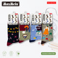 Meias Costume Socks Ilustrações Lifestylex Pack de 4 pares Sortido