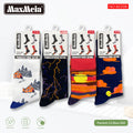 Meias Costume Socks Paisagens Naturais Pack de 4 pares Sortido
