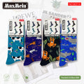 Meias Costume Socks Animais Cartoon Pack de 4 pares Sortido