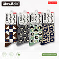 Meias Costume Socks Geométricos Abstratos Pack de 4 pares Sortido