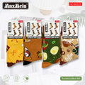 Meias Costume Socks Fast Food & Café Pack de 4 pares Sortido