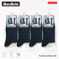 Meias Cano Alto Bolinhas Biqueira Sem Costura Pack de 1/4//12 pares