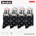 Meias Cano Alto Motas Pixel Art Biqueira Sem Costura Pack de 1/4//12 pares